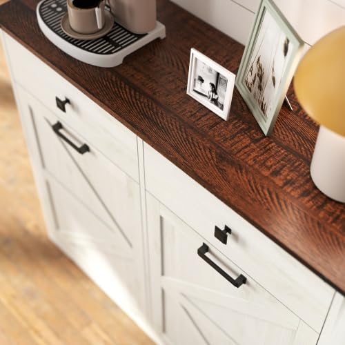Tilt Out Trash Can Cabinet with Drawer J978265