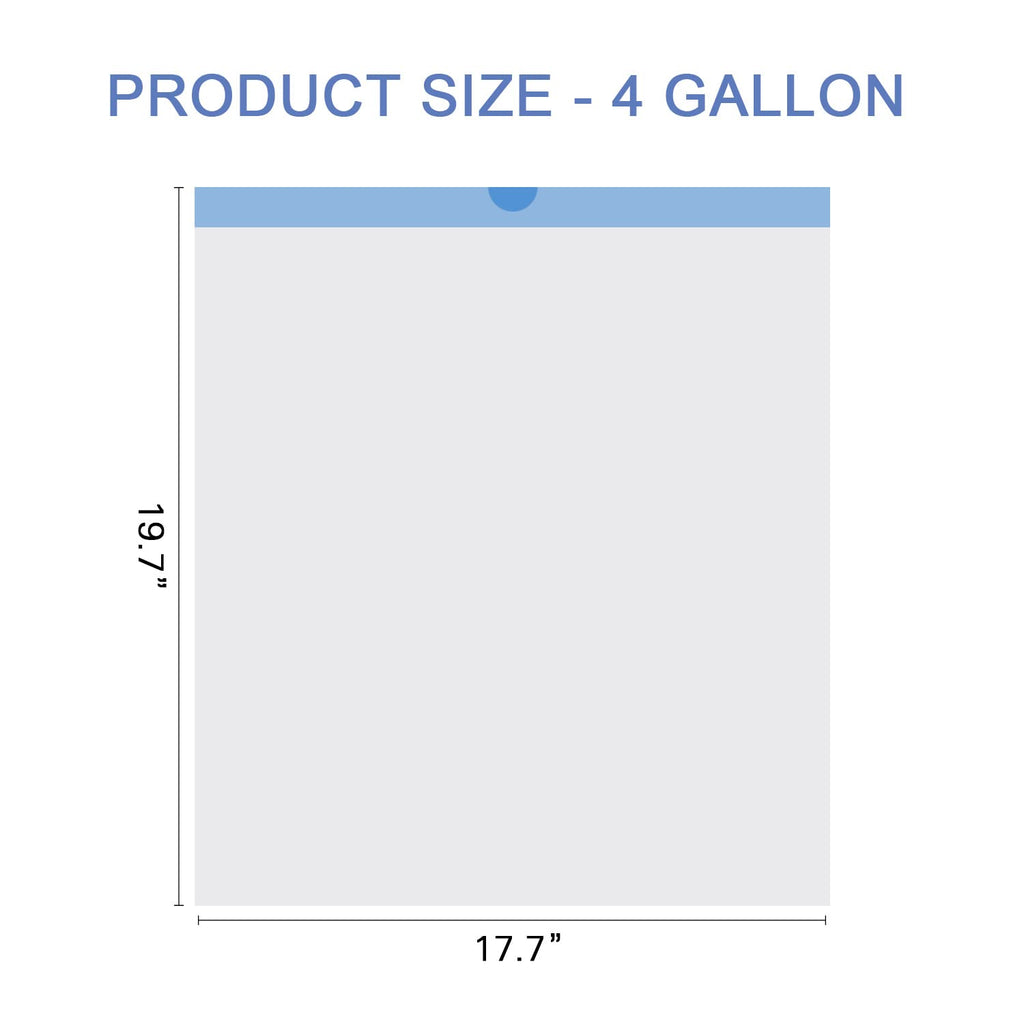 4 Gallon Drawstring Trash Bags 60 Count B1014