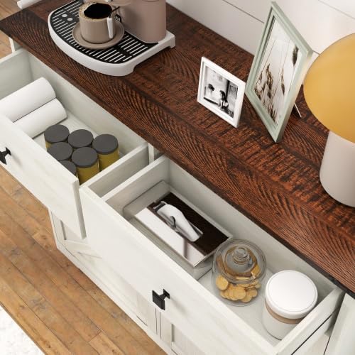 Tilt Out Trash Can Cabinet with Drawer J978265