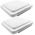 White 14" x 14" Replacement RV Roof Vent Lid Cover E51072