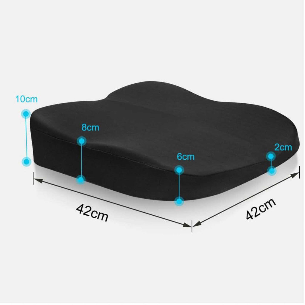 Memory Foam Seat Cushion Non-Slip Car Booster Pad with Adjustable Strap Q719