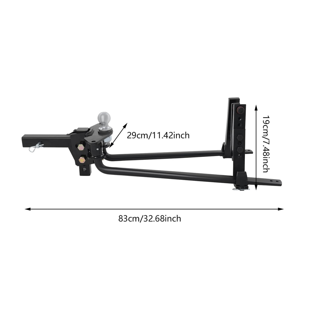 2 Point Weight Distribution Hitch with Sway Control, 8000 lbs. Capacity W395916