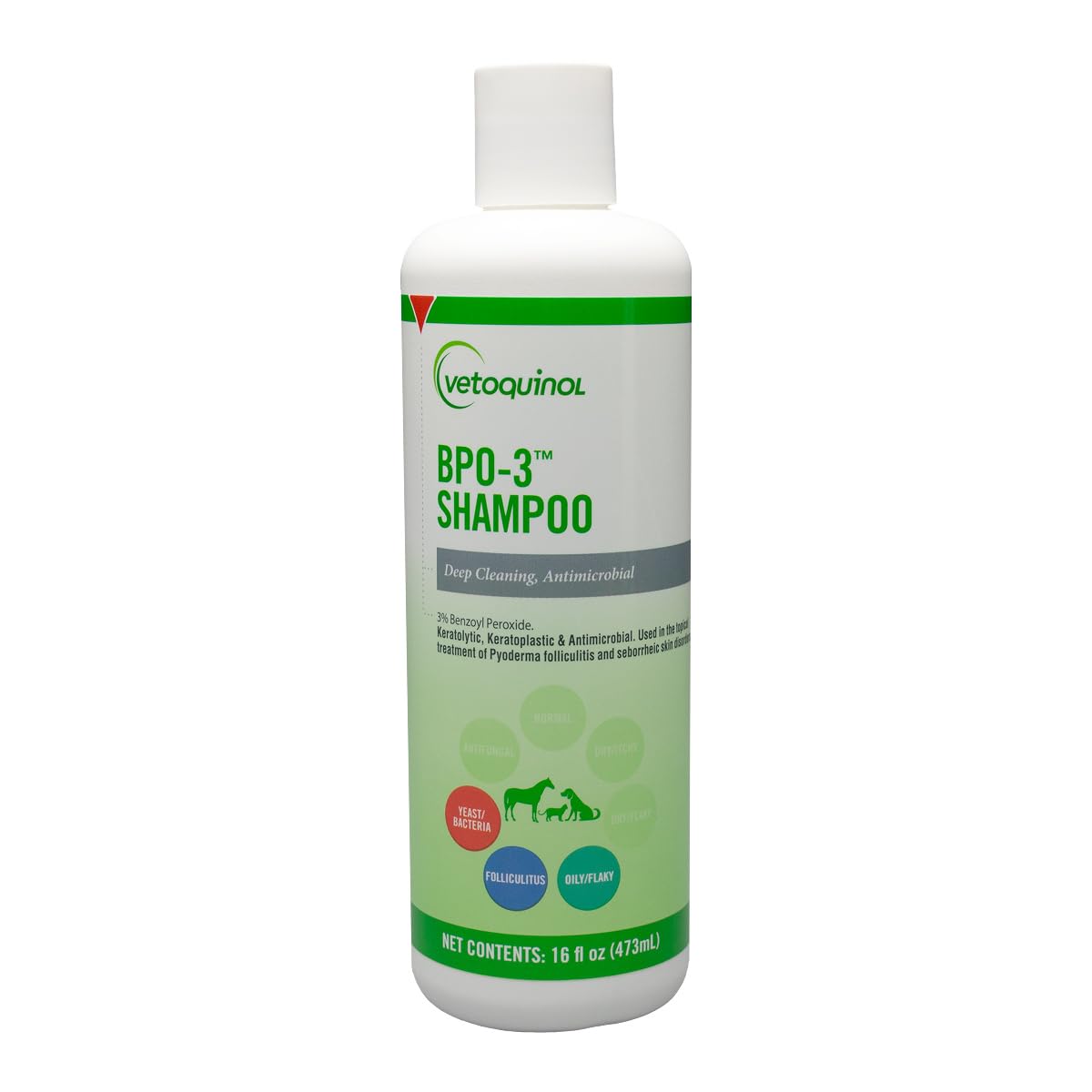 16oz 3% Benzoyl Peroxide Medicated Shampoo V361133