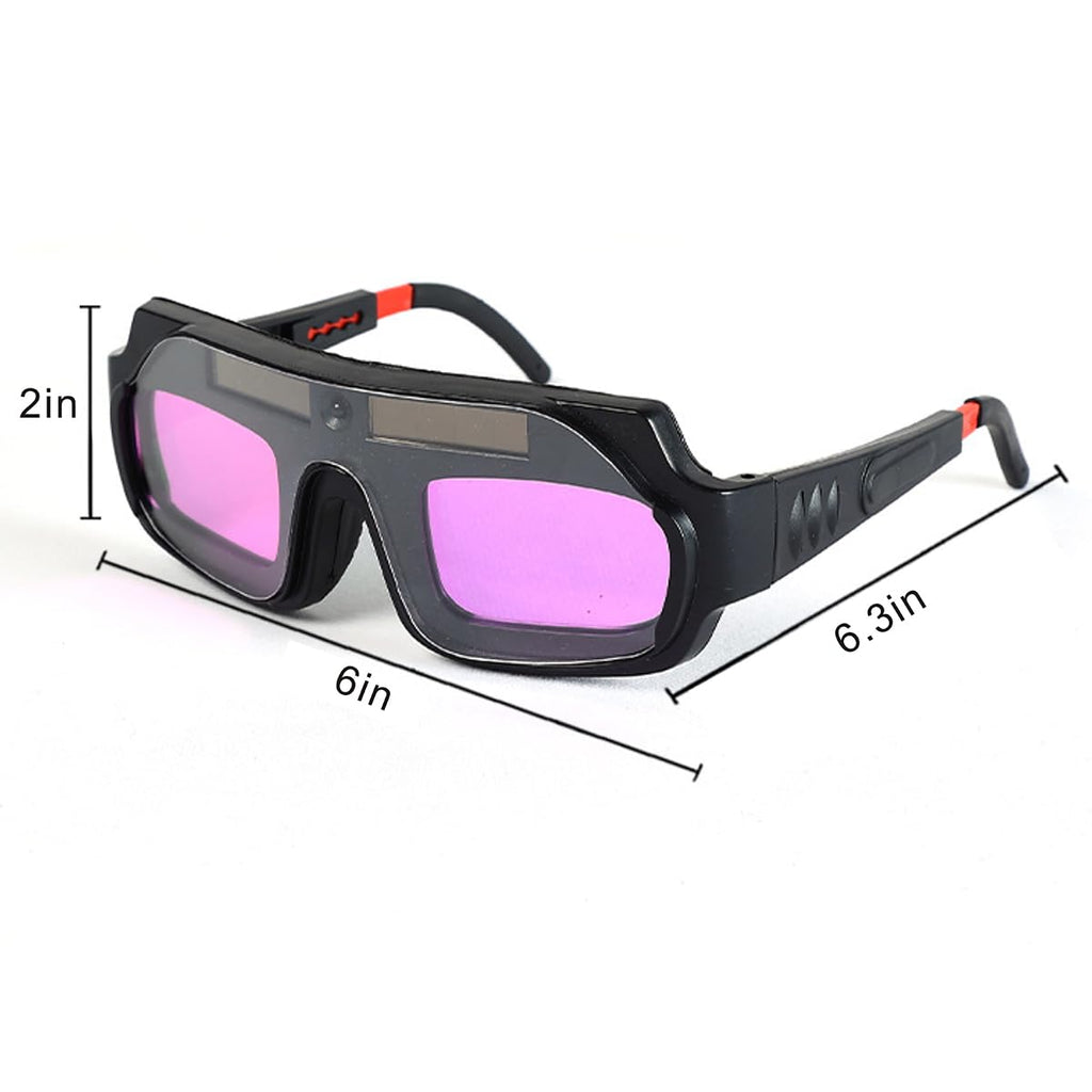 Auto Darkening Welding Glasses with Gloves and PC Lens I813
