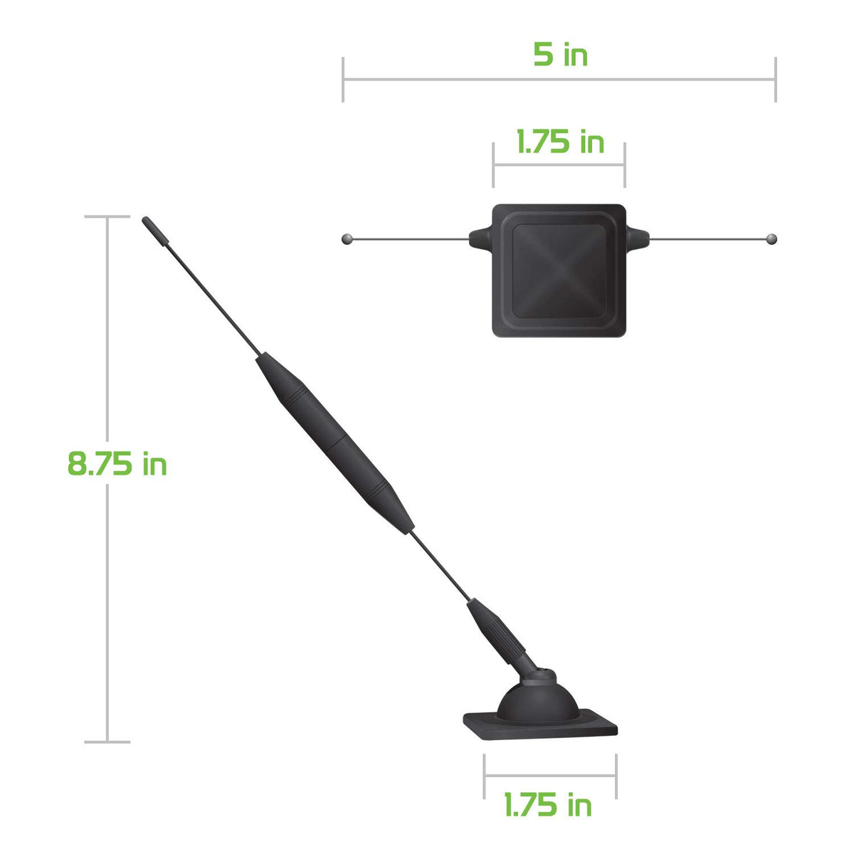 Cell Phone Signal Booster Antenna for Truck & Car Mount Passive Repeater Q97238