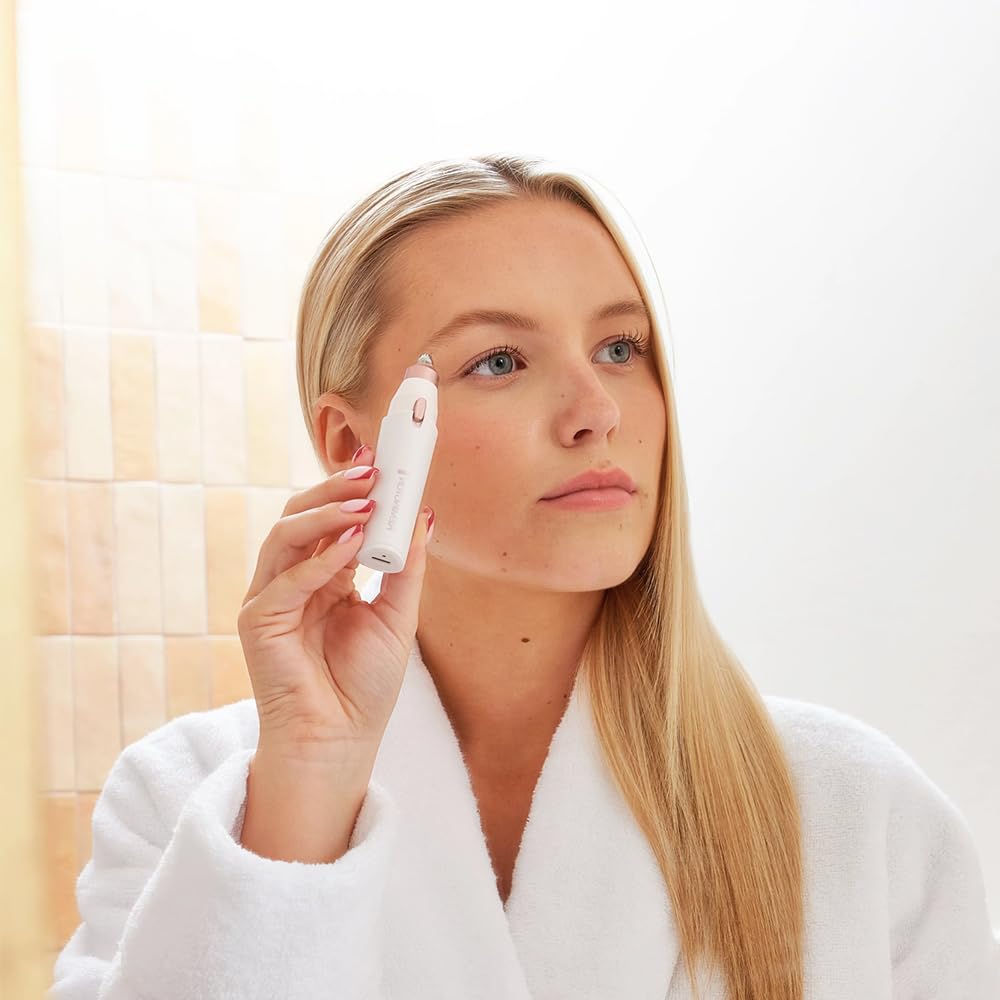 White 2-in-1 Waterproof Facial Hair Remover J46556