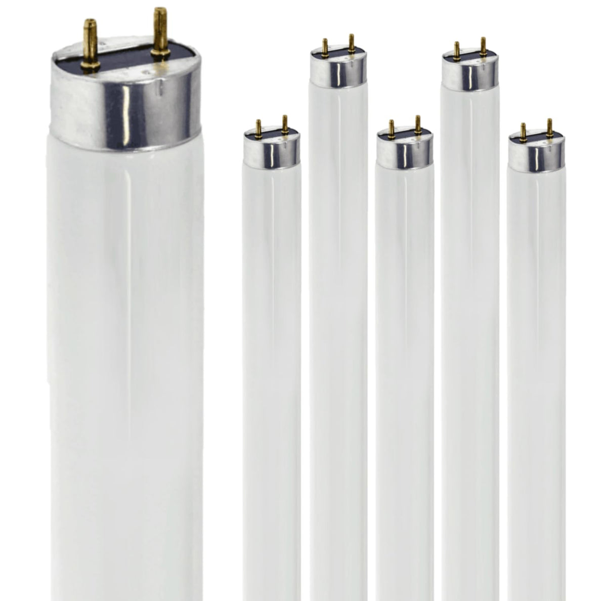 24 Inch T8 Fluorescent Tube Light Bulb 17W 3500K Neutral White G13 Bi-Pin Base J5323