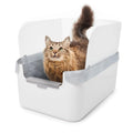 White Litter Tray with Liner & Scoop N284702