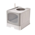 Foldable Cat Litter Box with Lid U28216