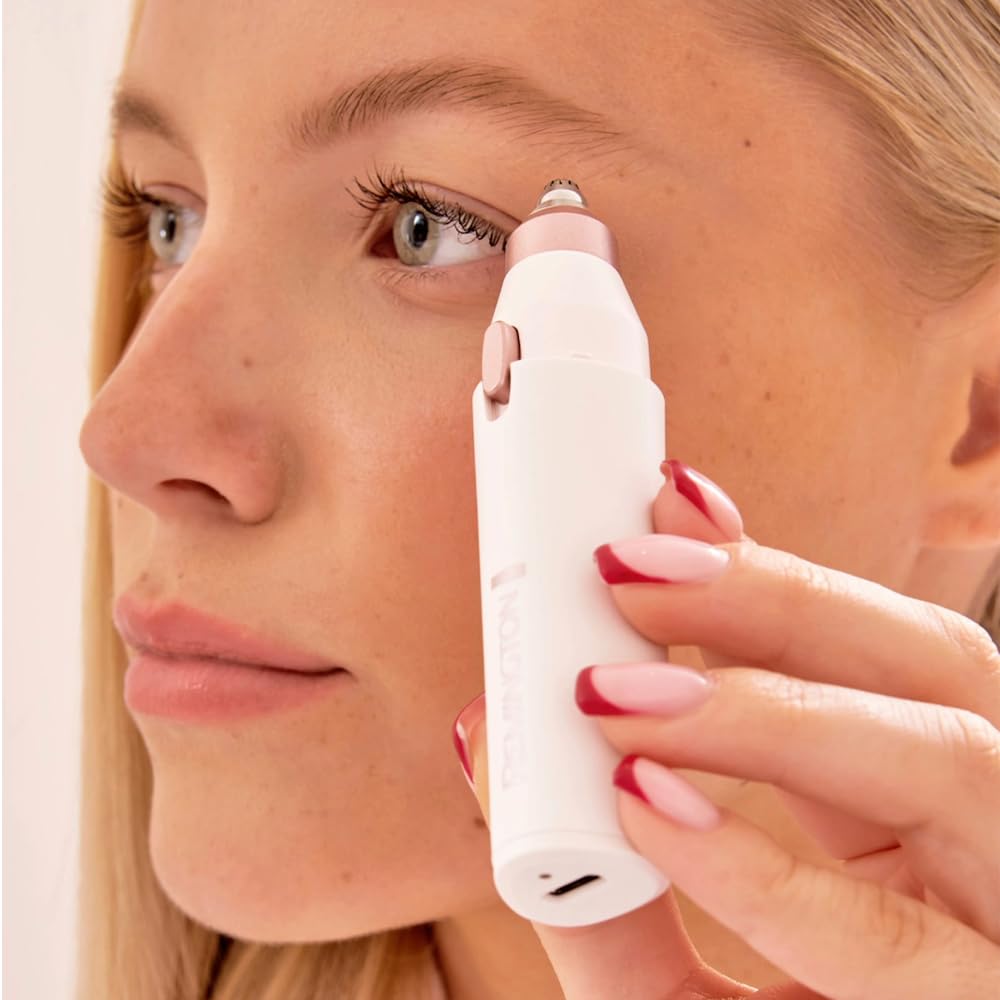 White 2-in-1 Waterproof Facial Hair Remover J46556