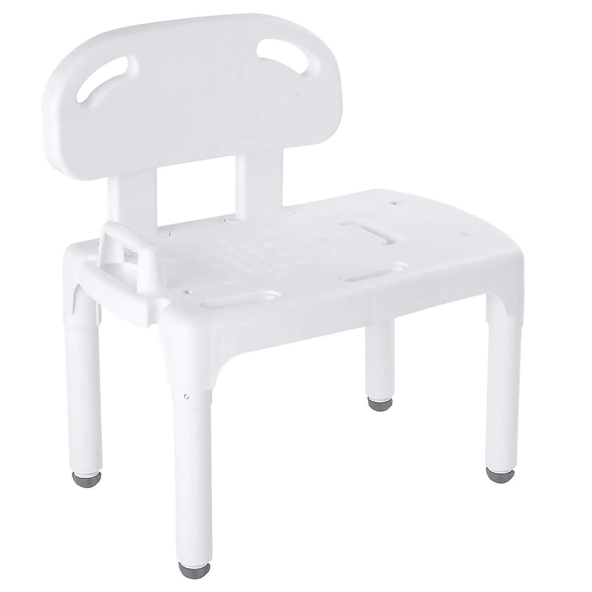 Bath Transfer Bench with Backrest and Adjustable Legs C244490