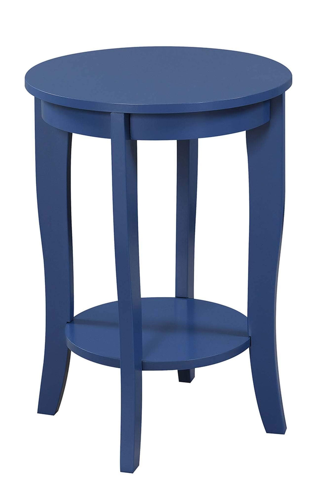 Cobalt Blue Round End Table D884