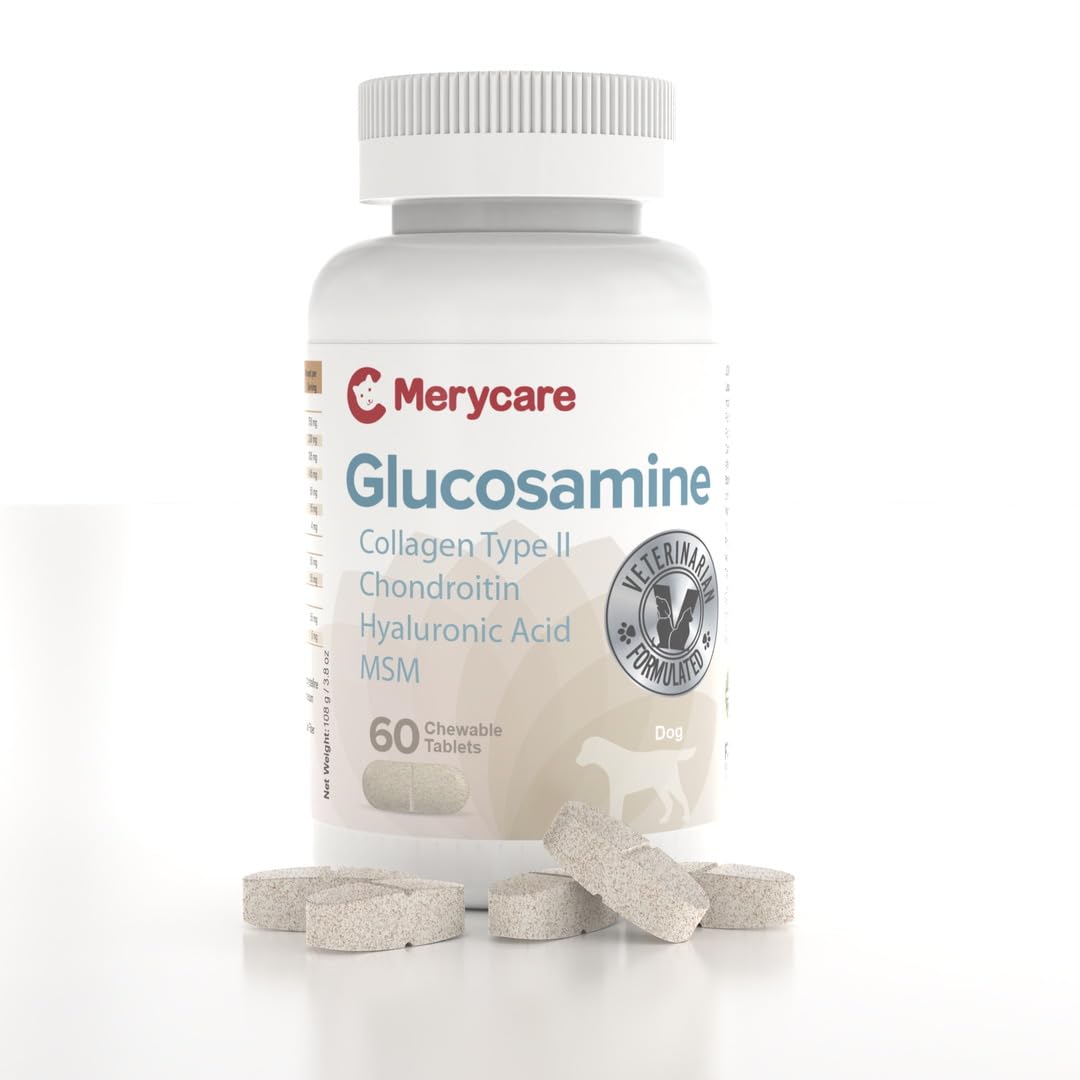 Chewable Glucosamine Tablets with Collagen Chondroitin MSM 60 Count T432