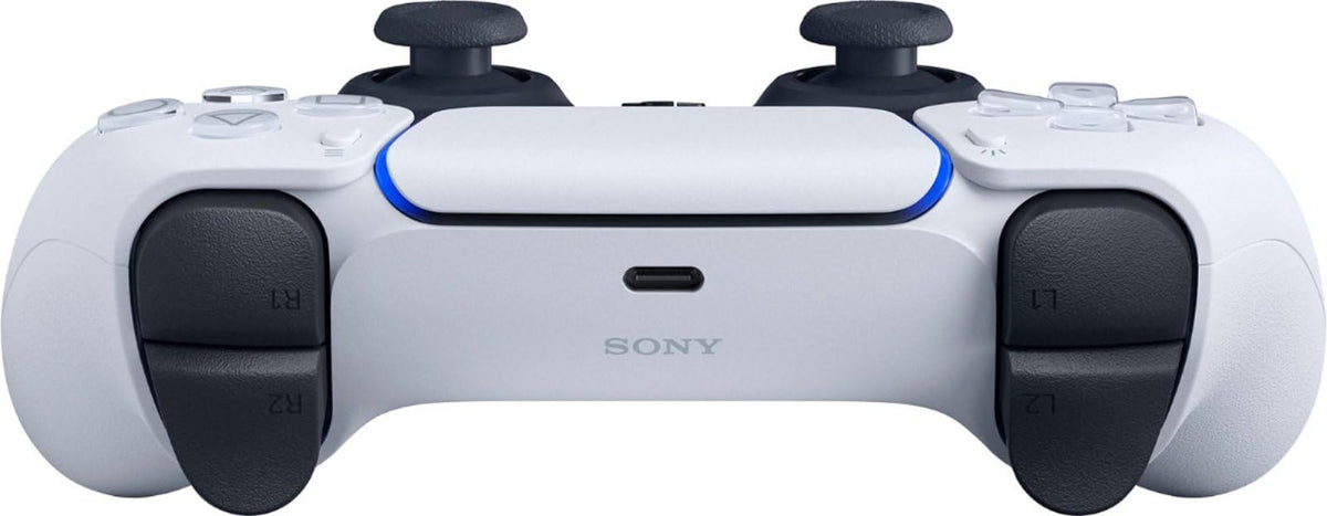 White PlayStation 5 Slim Disc 2TB SSD Console Bundle with Dual-Controller Charger U798