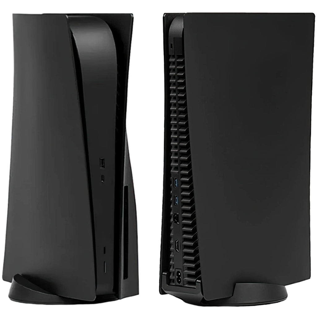 Black Face Plate Cover Shell for PS5 Disc Edition Console H5621
