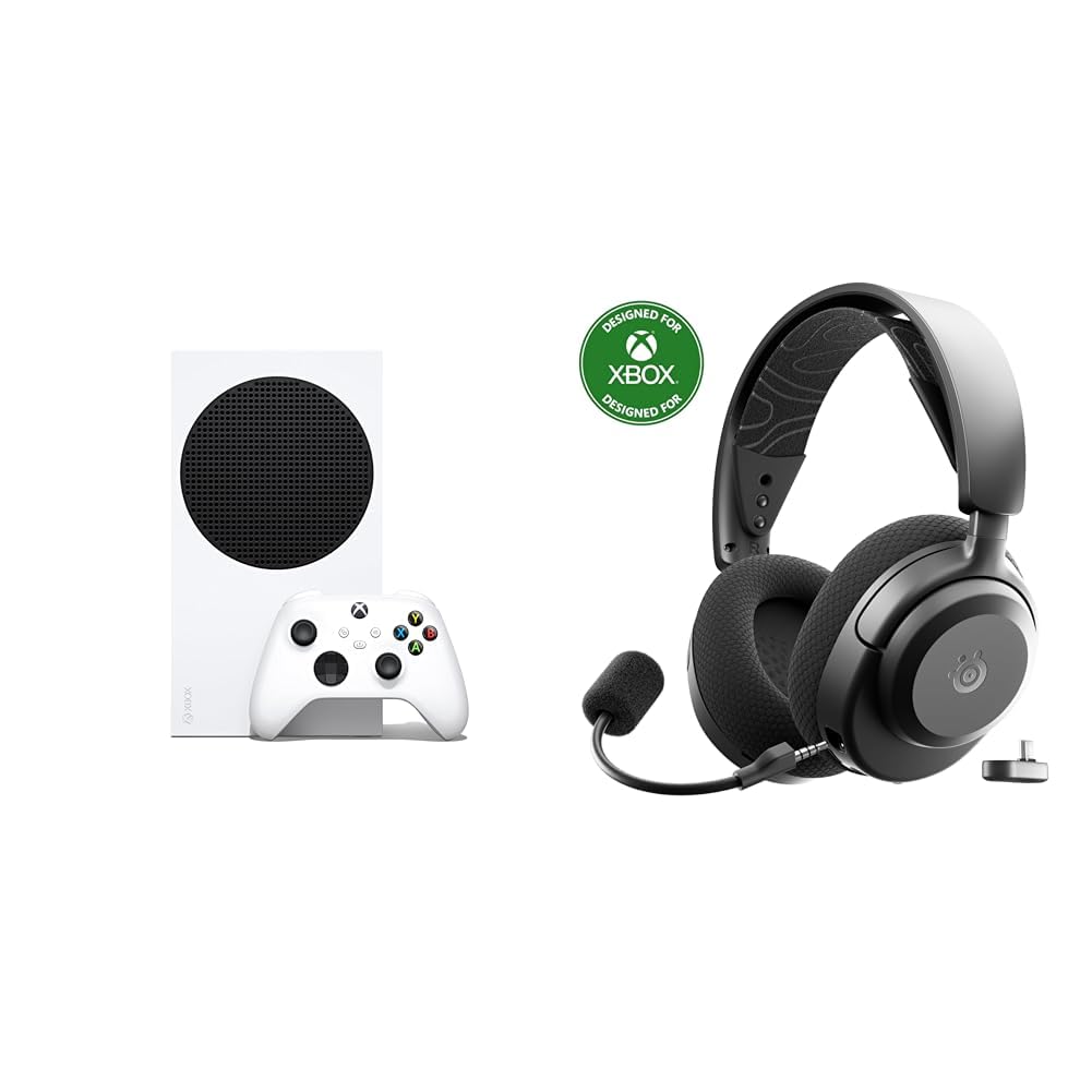 Xbox Series S 512GB All Digital Gaming Console with Wireless Gaming Headset G5440