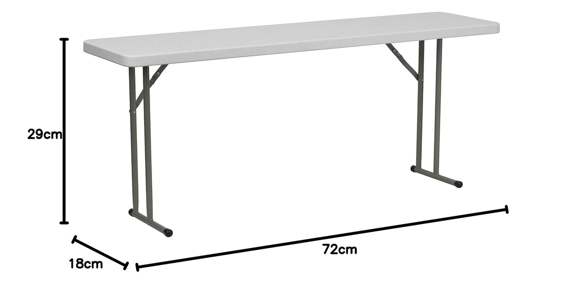 6-Foot Granite White Training Table B60927