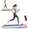 Pink 3 in 1 Portable Walking Pad Treadmill L646406