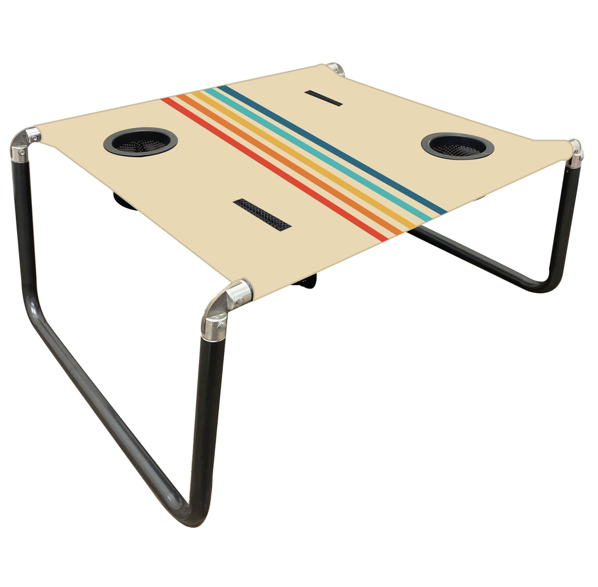 Lightweight Portable Foldable Beach Table with Cup Holder I292673