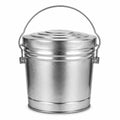 6-Gallon Galvanized Steel Storage Can with Lid Y949419
