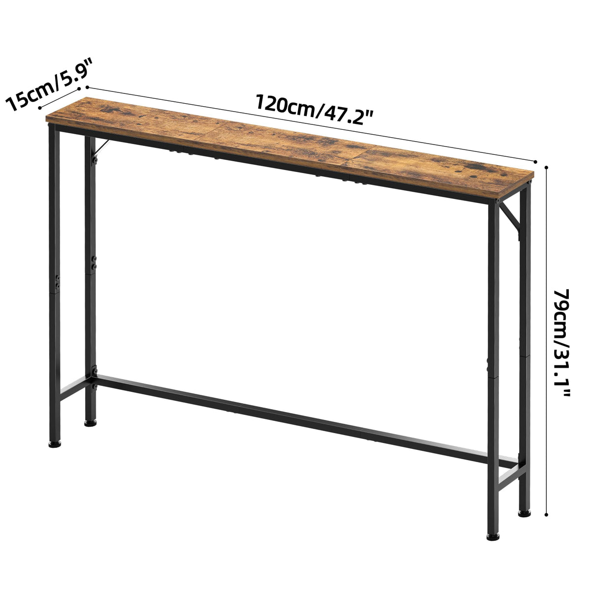 47.2" Narrow Console Table L807