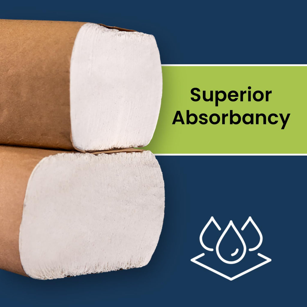 Multifold Paper Towels, White, 4,000 Sheets/Case R4435