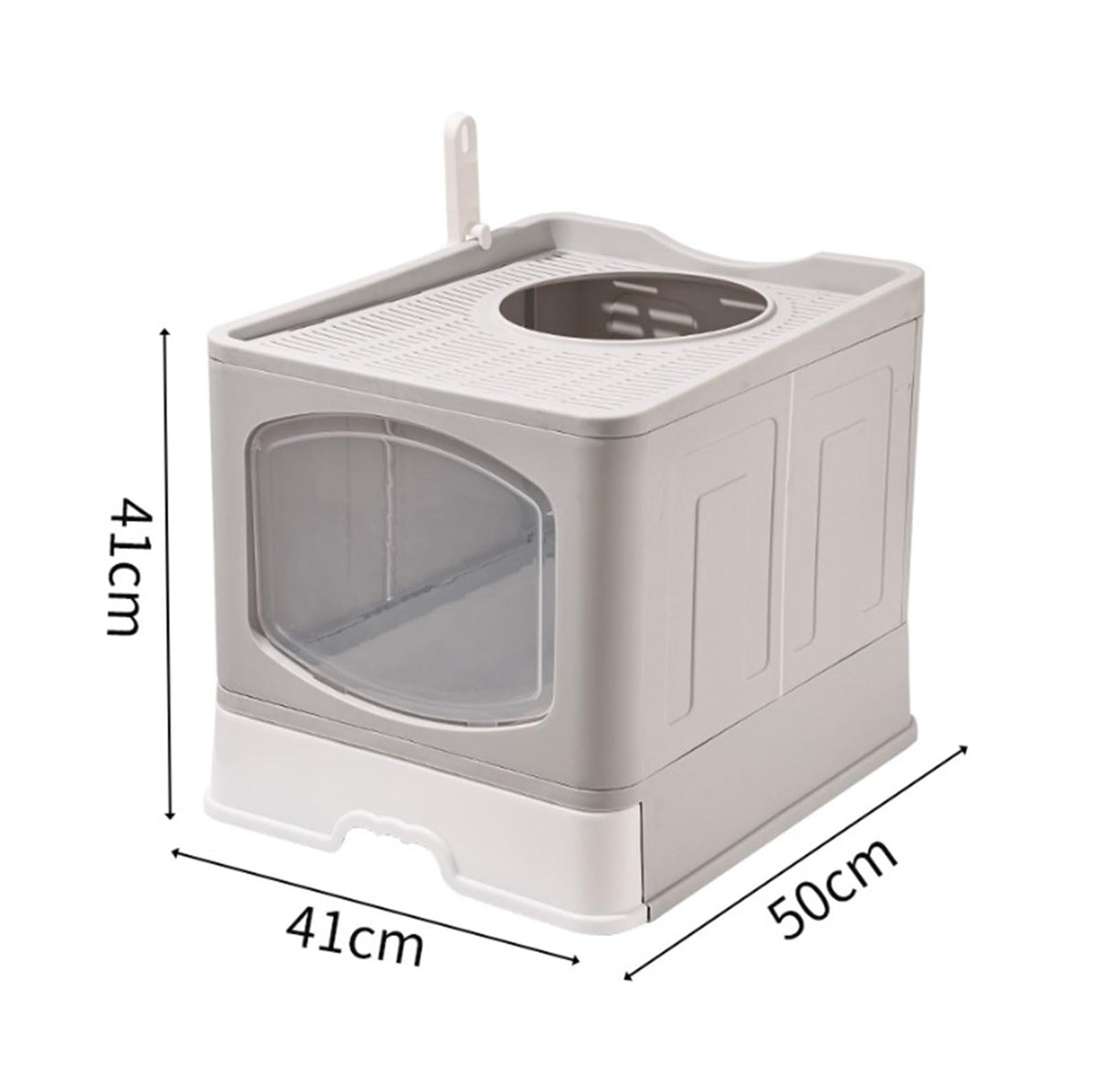 Foldable Cat Litter Box with Lid U28216