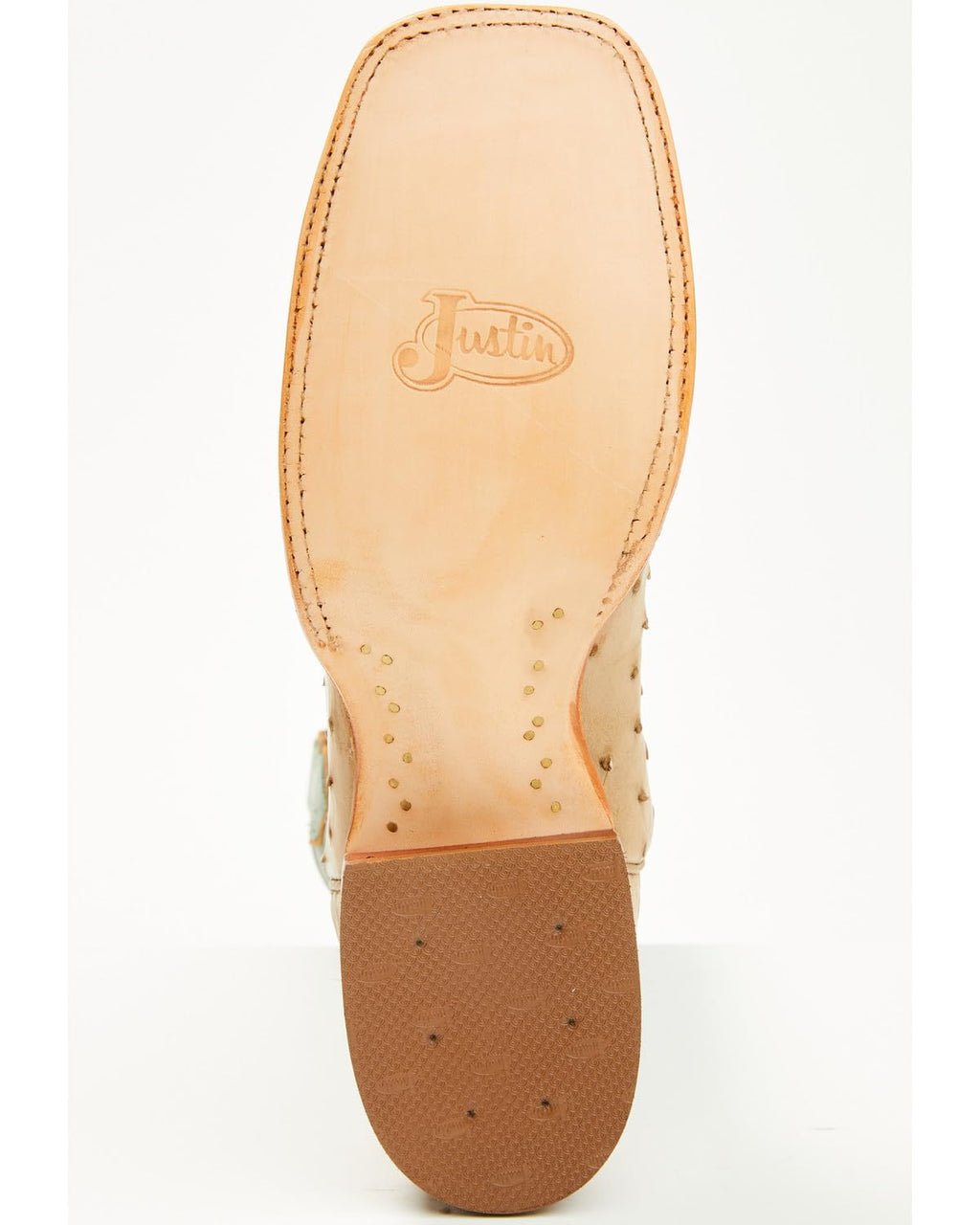Men's Ostrich Western Boot Broad Square Toe N113177