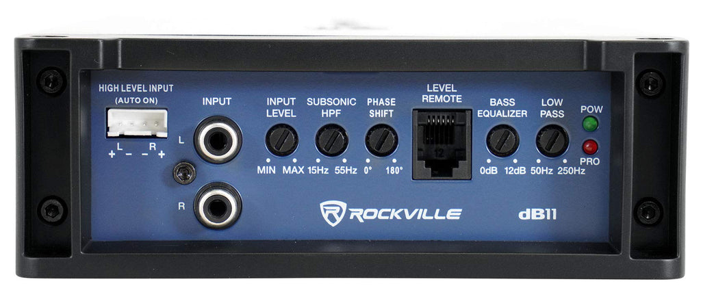 10" 4 ohm Subwoofer, Enclosure, Amp Y174798