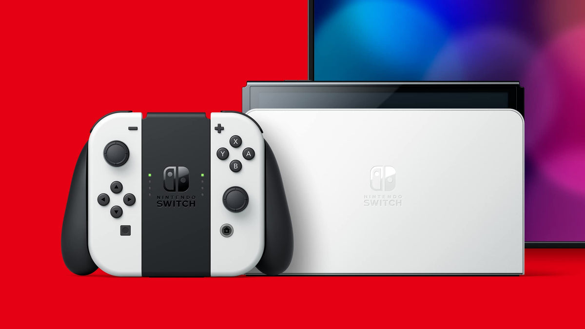 Nintendo Switch OLED Console with White Joy-Con Q836