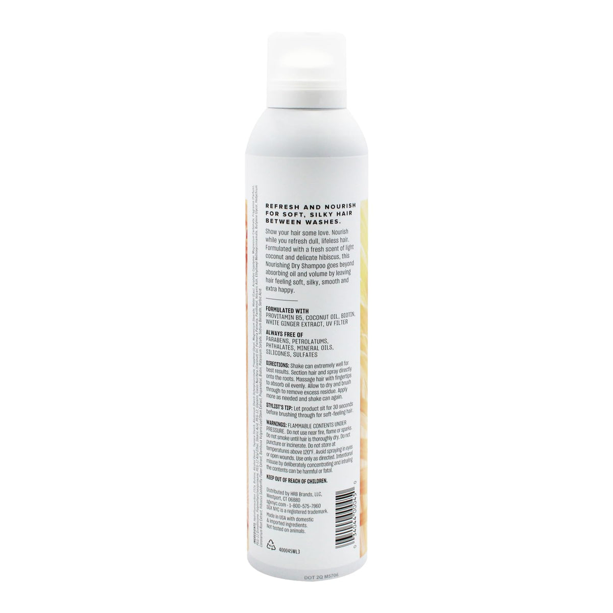 Nourishing Dry Shampoo with Pro-Vitamin B5 and Biotin 6.5 oz T9928