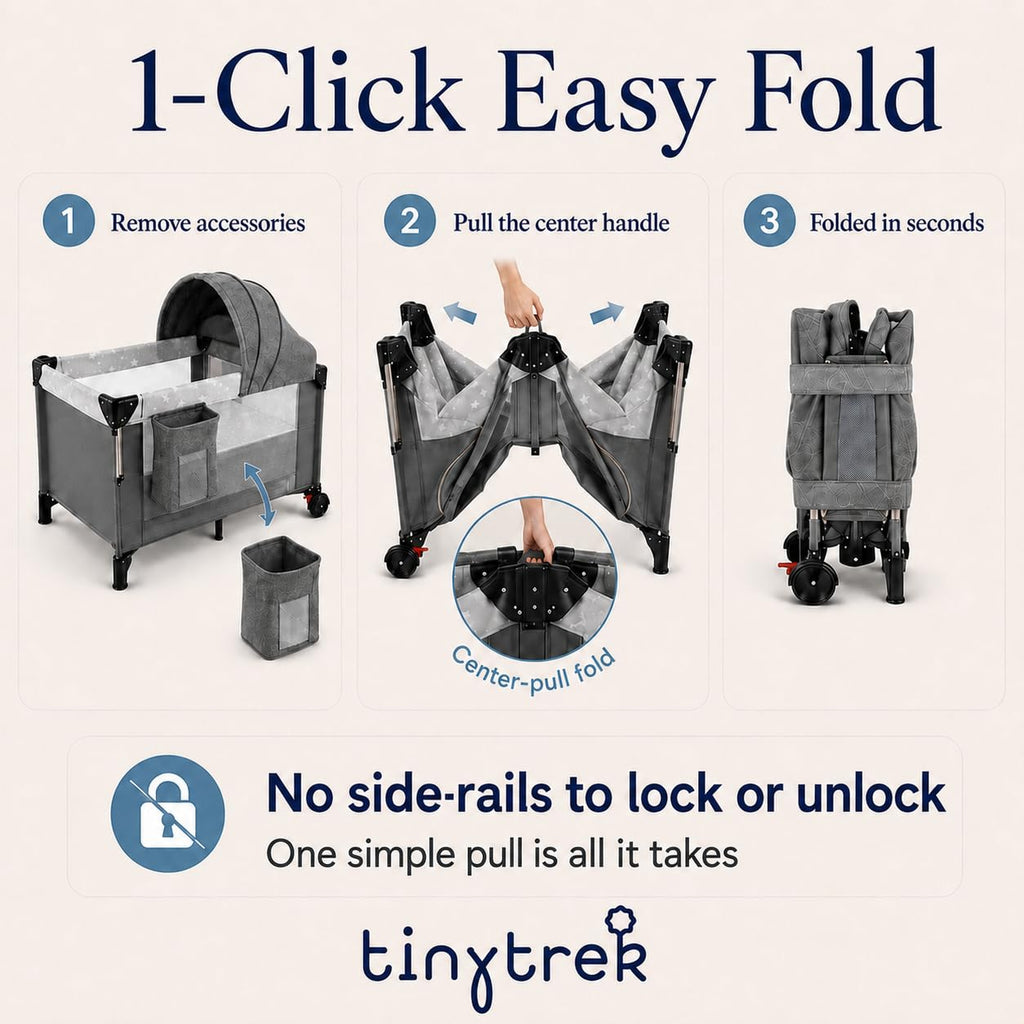 3-in-1 Baby Travel Playard with Changing Table U635935