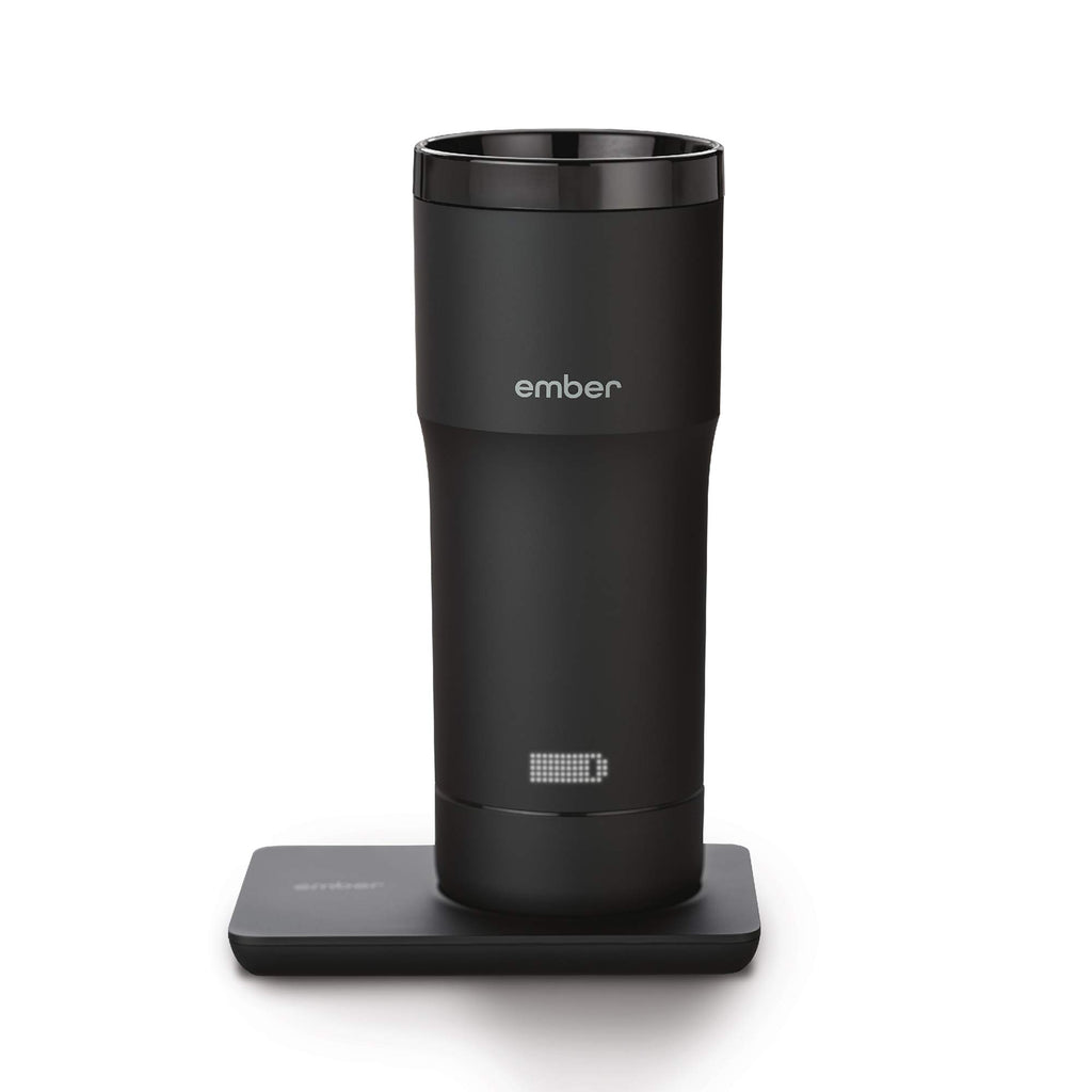 Black 12 Ounce Temperature Control Travel Mug T348
