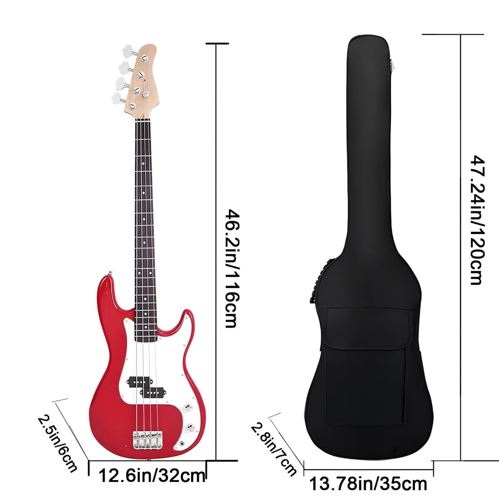 Bass Guitar Case Gig Bag H8986