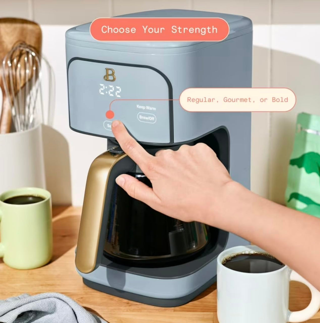 Cornflower Blue 12-Cup Programmable Coffee Maker I1772