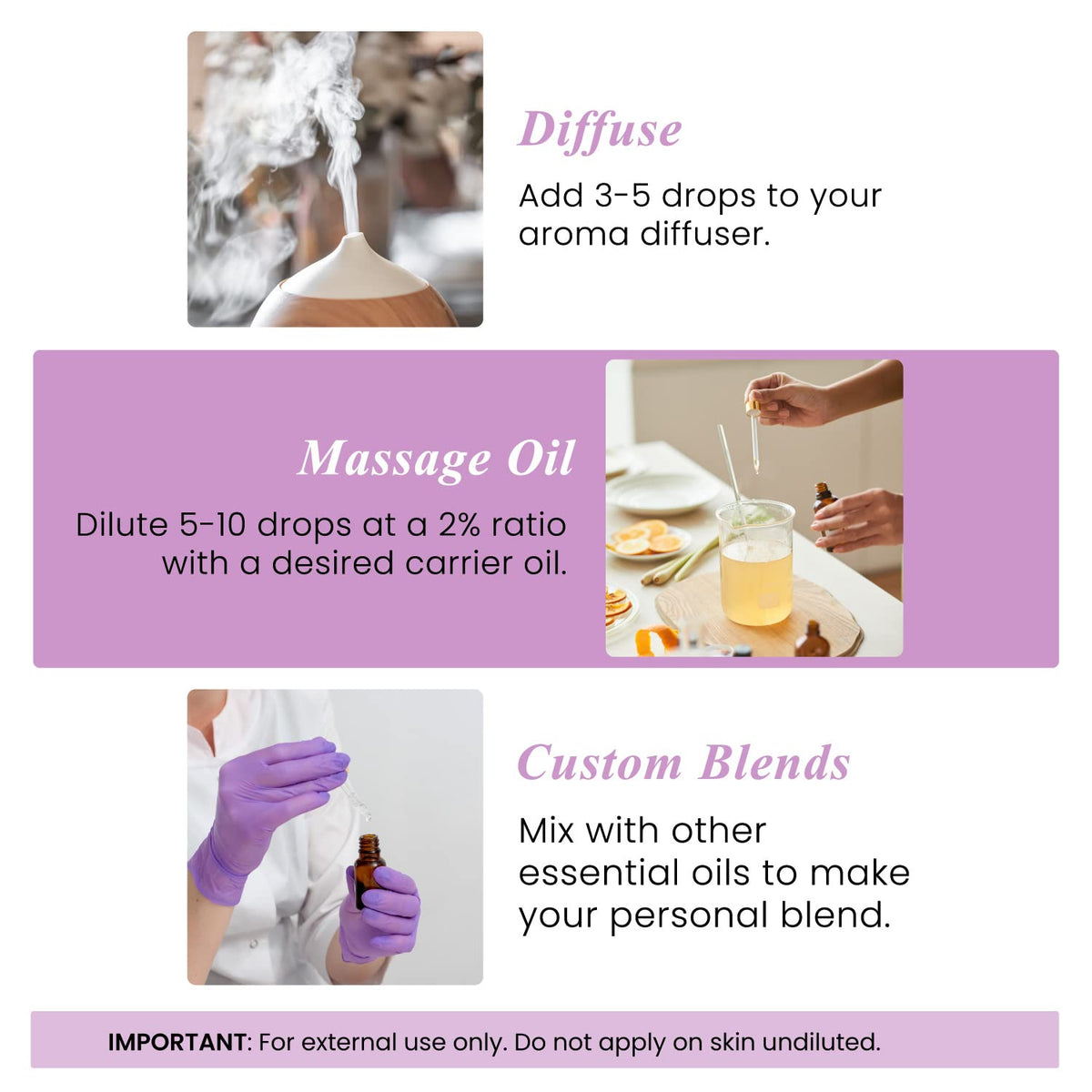Lavender and Orange Essential Oils 2 x 4 Fl Oz D10038