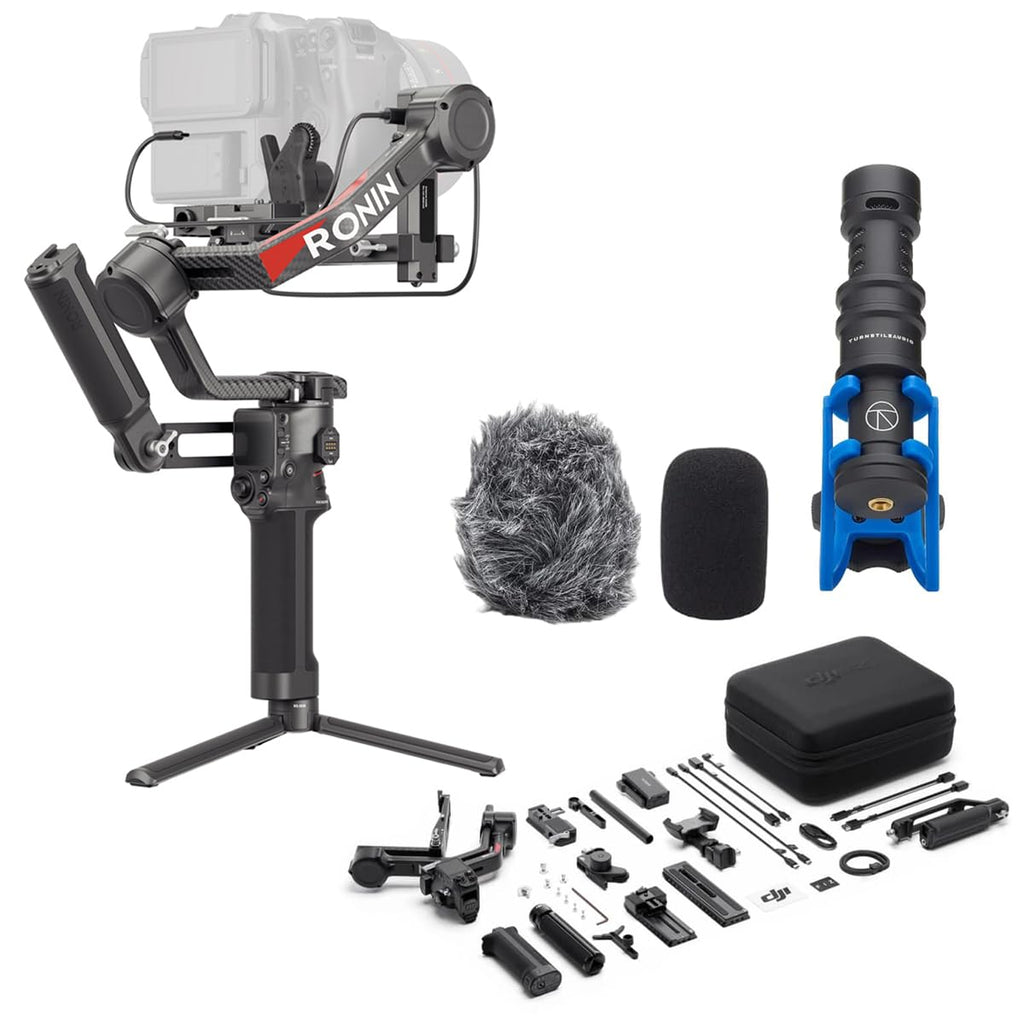 3-Axis Gimbal Stabilizer with Image Transmitter, Focus Pro Motor, Shotgun Microphone W33189