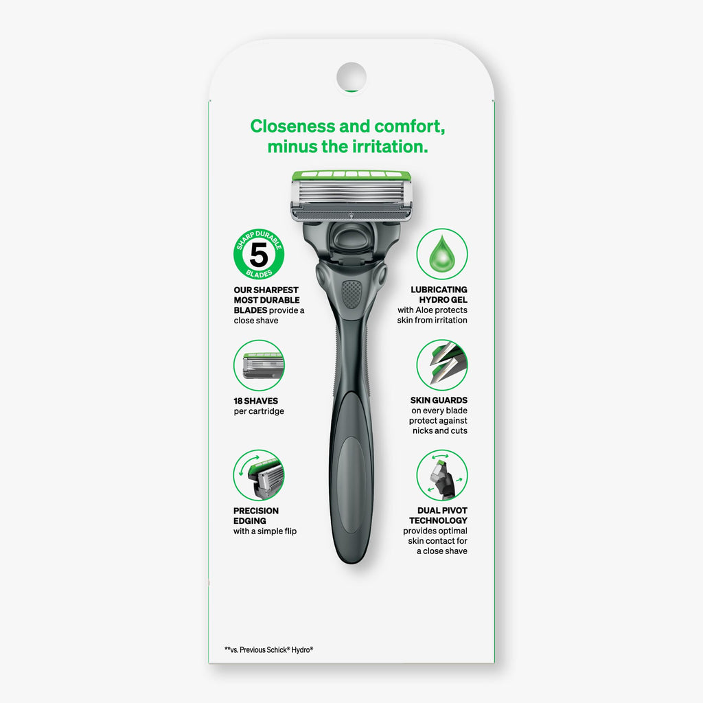 Sensitive 5-Blade Razors with 1 Handle & 3 Refills M401665