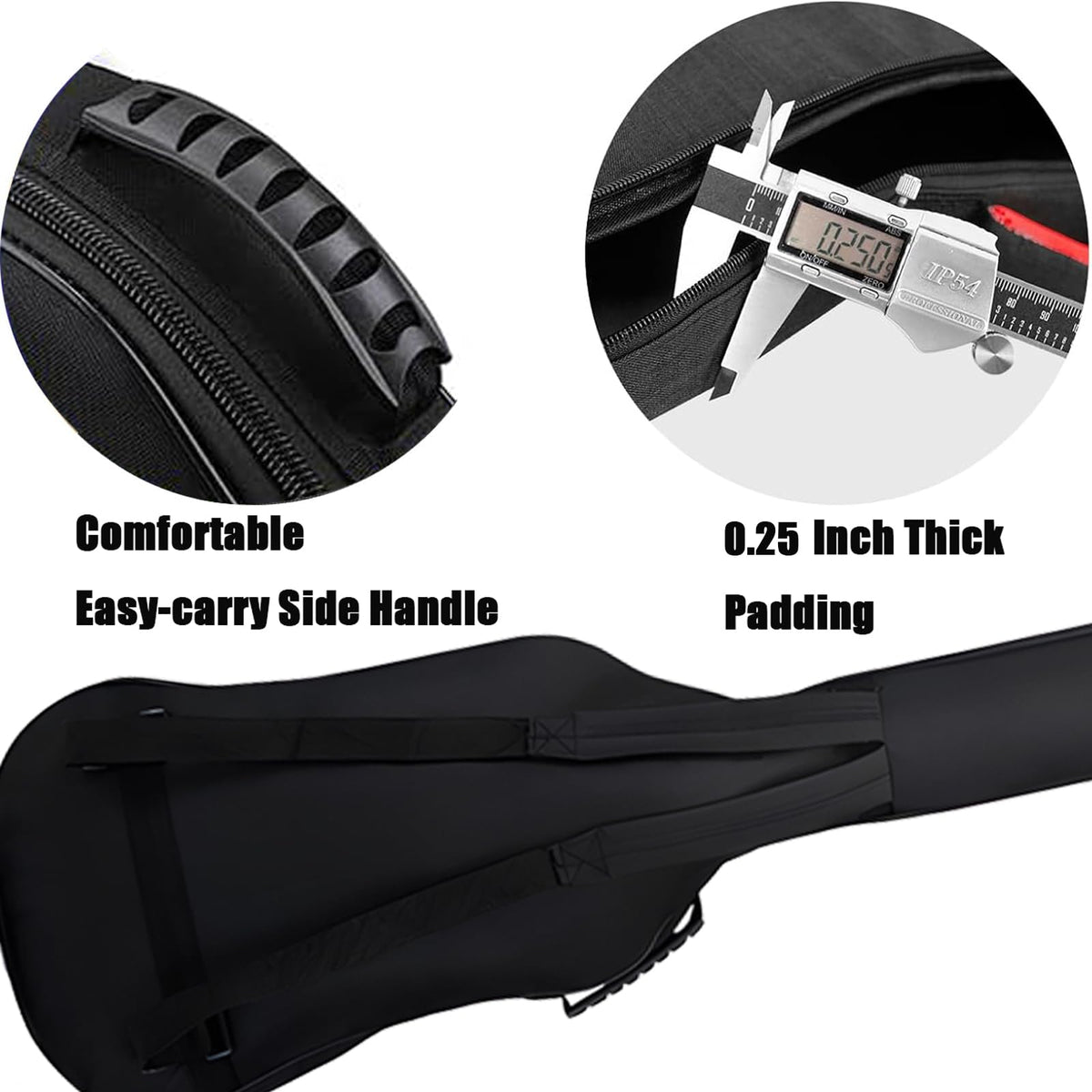 Bass Guitar Case Gig Bag H8986