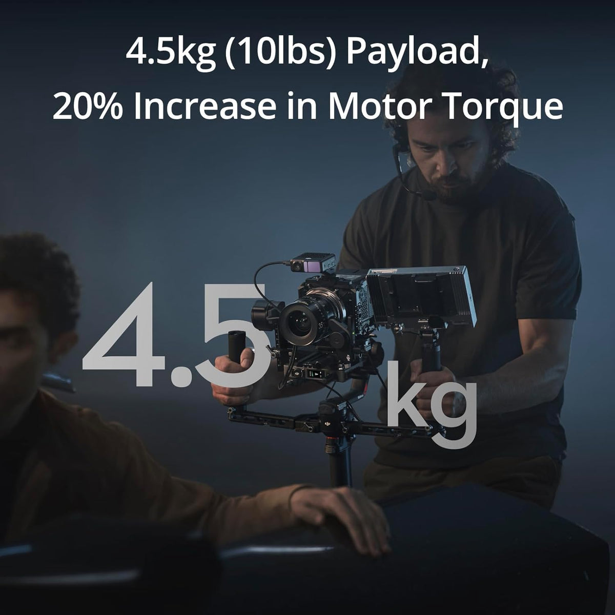 3-Axis Gimbal Stabilizer with Image Transmitter, Focus Pro Motor, Shotgun Microphone W33189