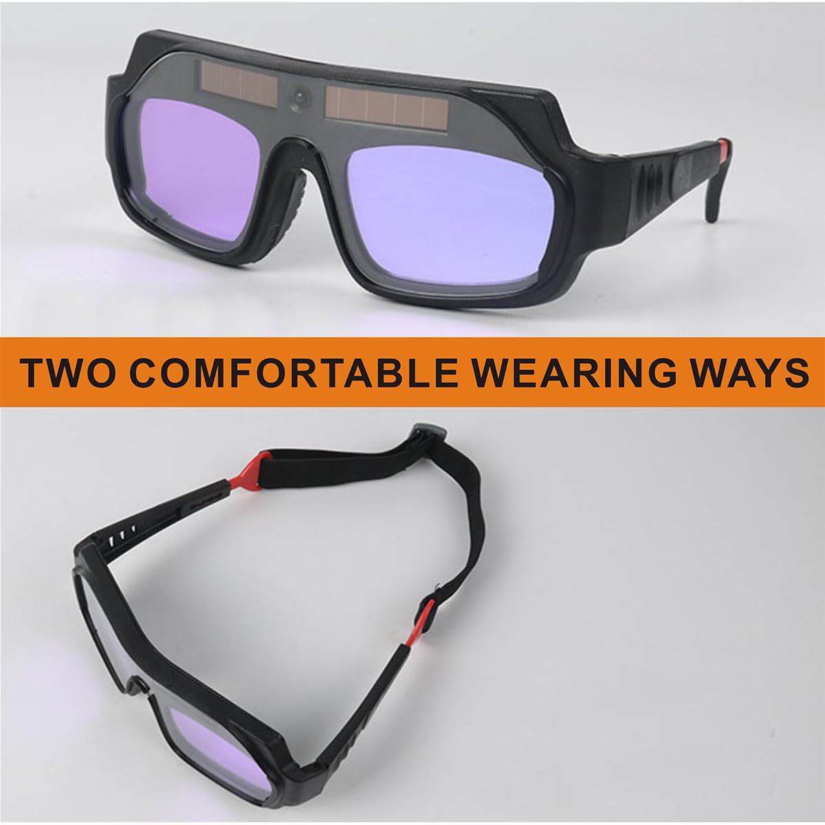 Auto Darkening Welding Glasses with Gloves and PC Lens I813