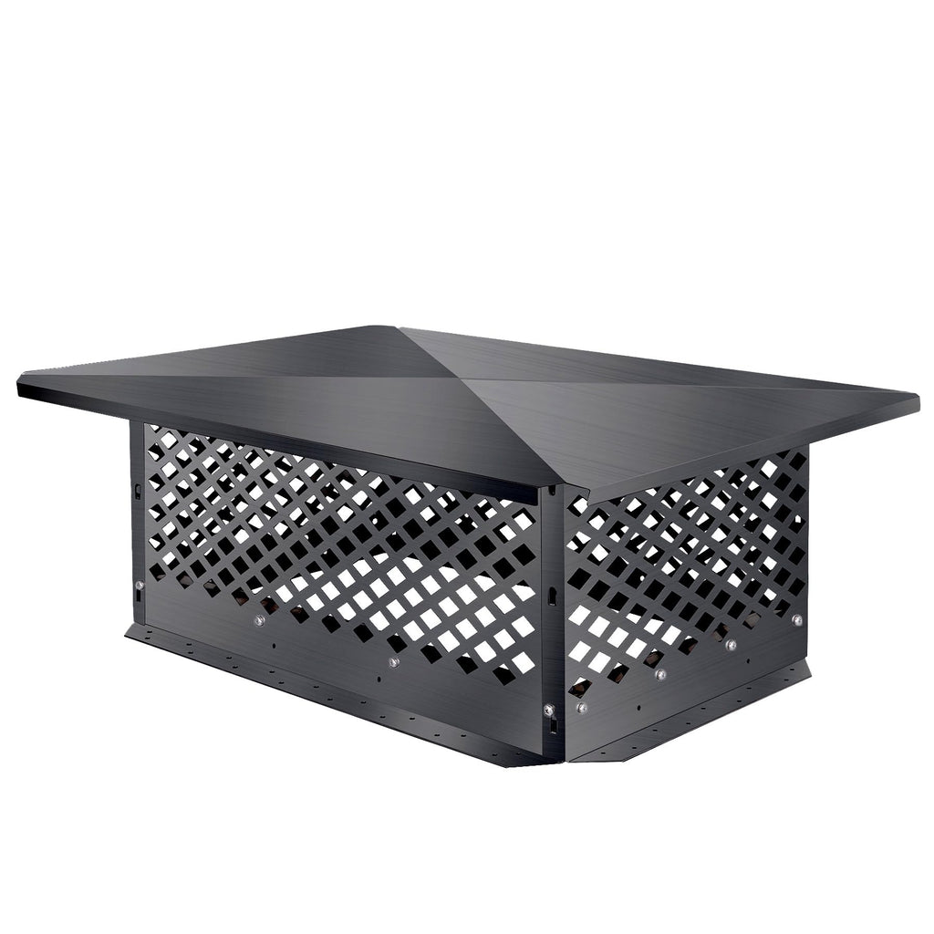 Black Alloy Steel Chimney Cap G221