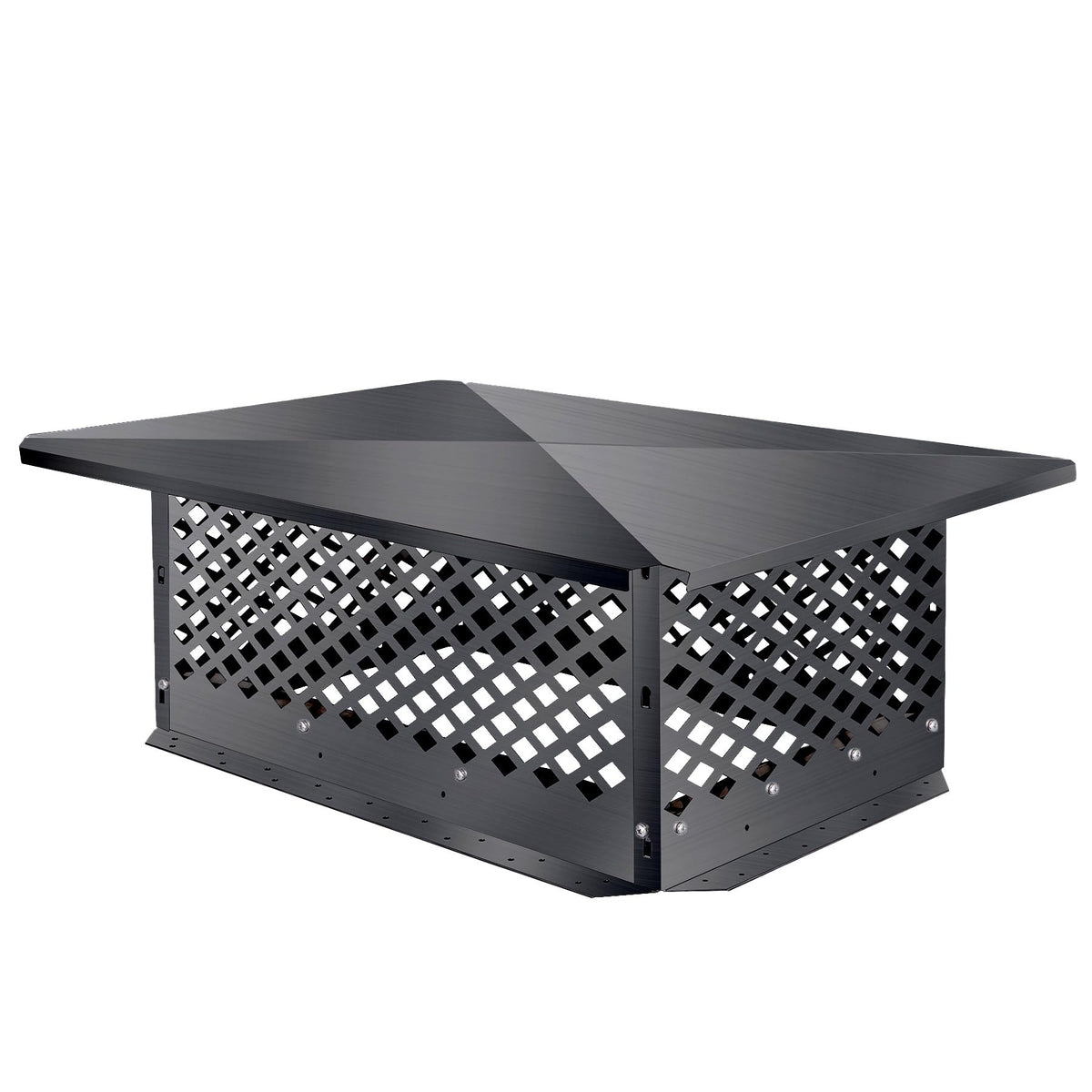 Black Alloy Steel Chimney Cap G221