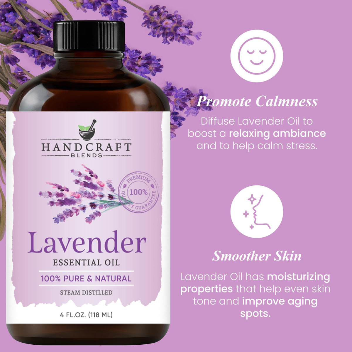 Lavender and Orange Essential Oils 2 x 4 Fl Oz D10038