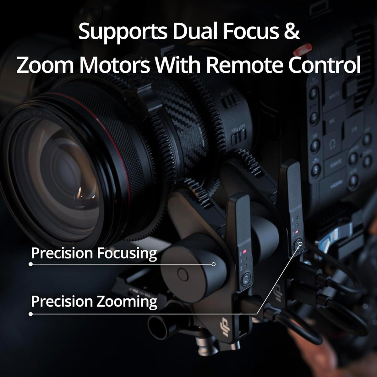 3-Axis Gimbal Stabilizer with Image Transmitter, Focus Pro Motor, Shotgun Microphone W33189