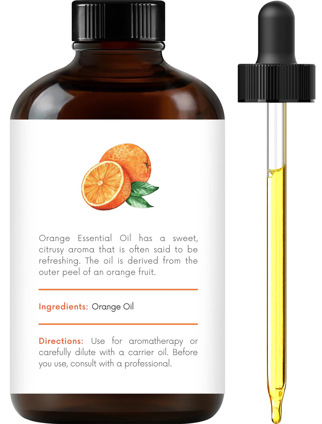 Lavender and Orange Essential Oils 2 x 4 Fl Oz D10038