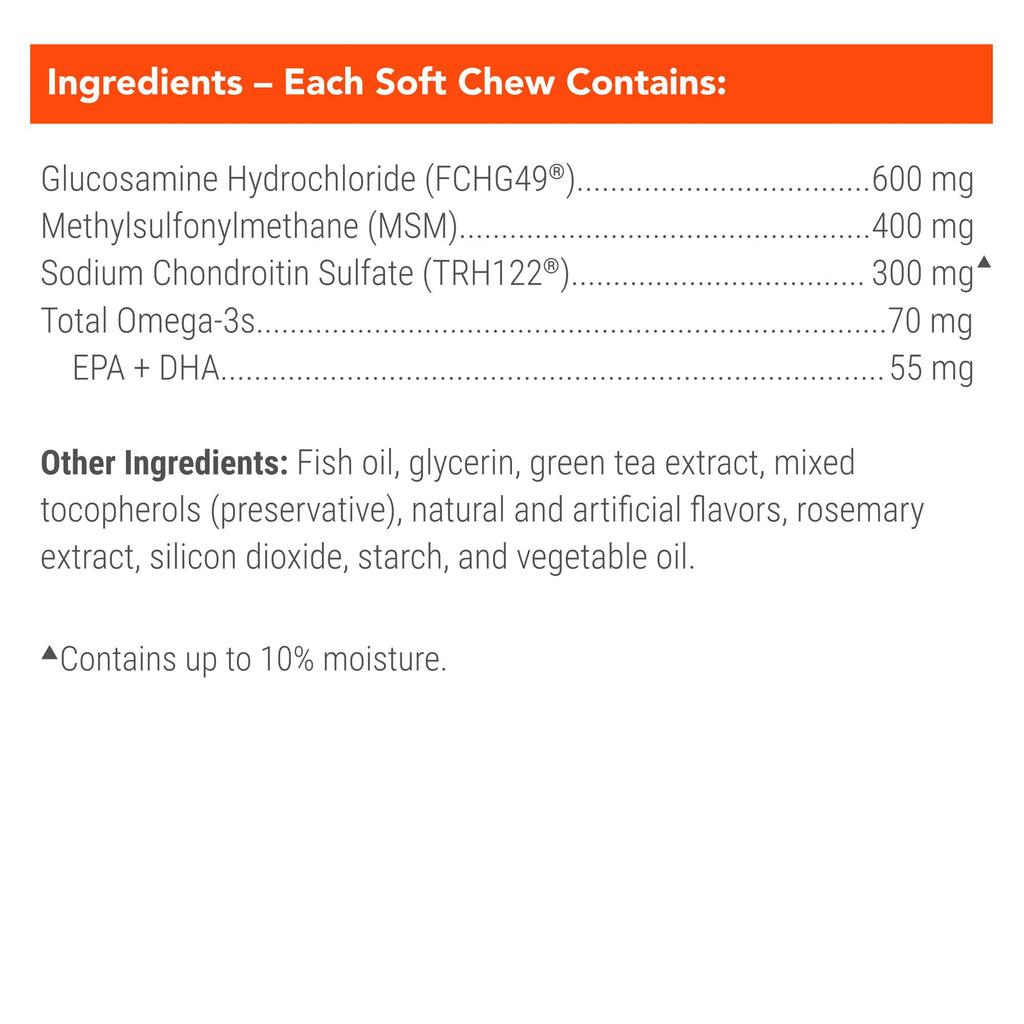 Dog Joint Supplement Soft Chews 60ct X38824