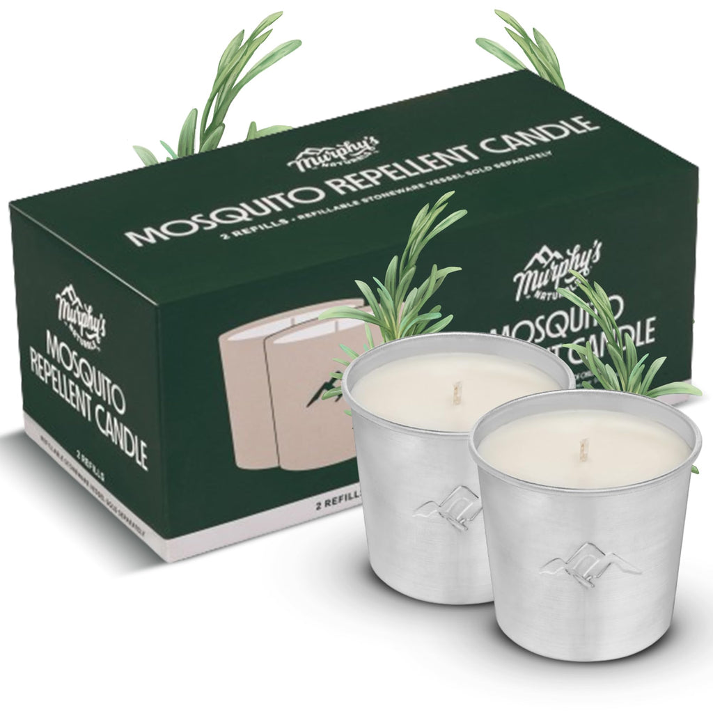 Mosquito Repellent Candle Refills 9 oz Pack of 2 I49051