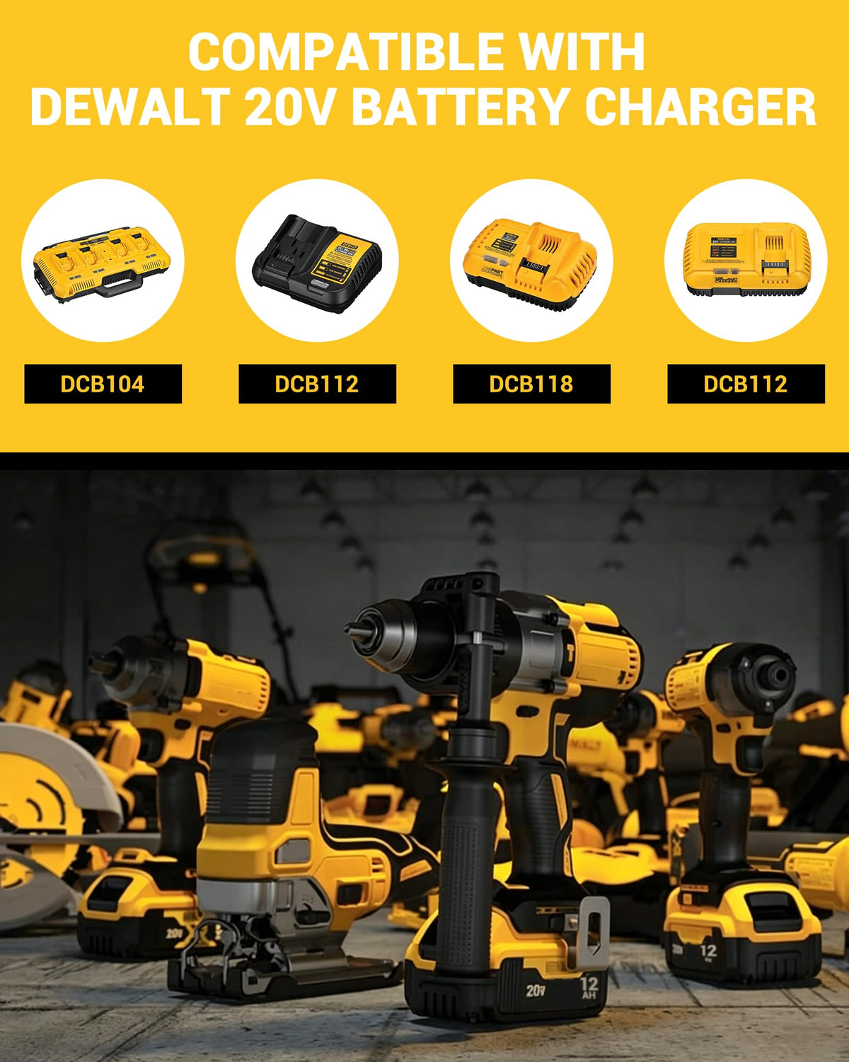 8.0Ah 20V Li-ion Battery 2Packs Q405