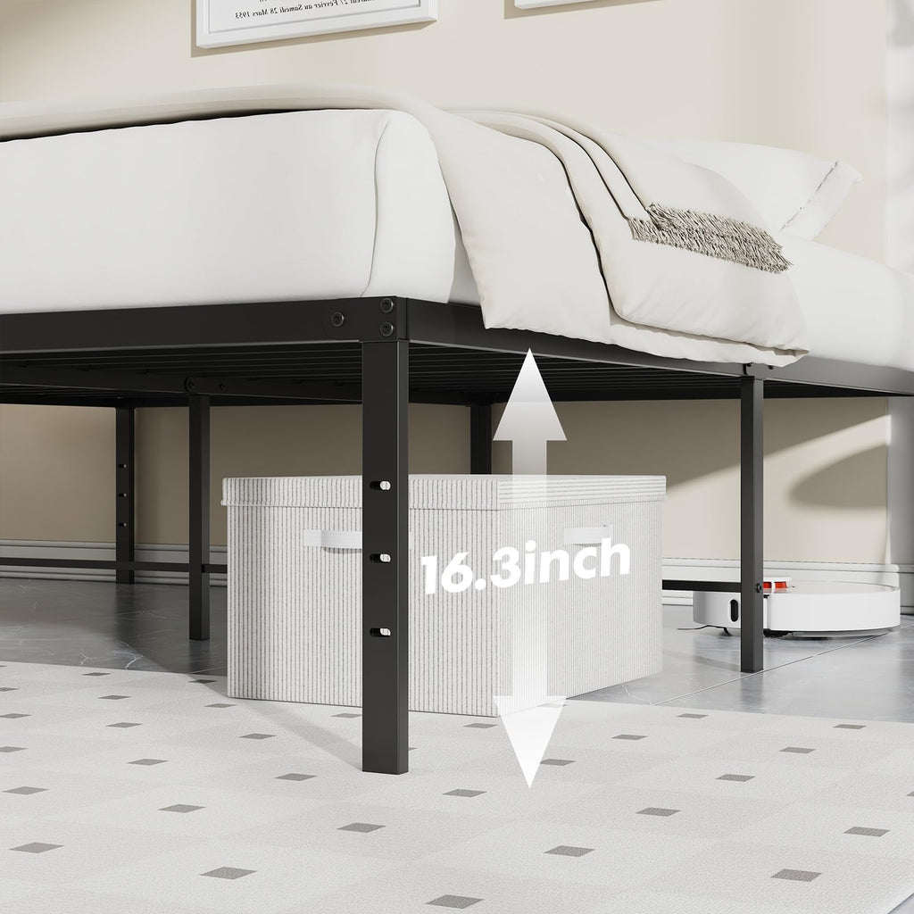 Queen 18 Inch Metal Platform Bed Frame L545802